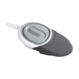 Maxbell Bedpan with A Handle Easy to Use Nursing Urinal for Men Women Bedridden Home white grey