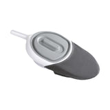 Maxbell Bedpan with A Handle Easy to Use Nursing Urinal for Men Women Bedridden Home white grey
