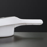 Maxbell Bedpan with A Handle Easy to Use Nursing Urinal for Men Women Bedridden Home white grey