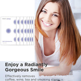 Maxbell Tooth Whitening Strips Remover for Adults Easy to Use for Dating Office Home Activated Carbon