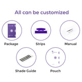 Maxbell Tooth Whitening Strips Remover for Adults Easy to Use for Dating Office Home Activated Carbon
