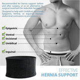 Maxbell Umbilical Hernia Support Hernia Belt for Navel Ventral Epigastric Incisional 110cmx16cm