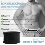 Maxbell Umbilical Hernia Support Hernia Belt for Navel Ventral Epigastric Incisional 86cmx16cm