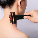 Maxbell Meridian Massager Brush Portable Handheld Microcurrent for Body Abdomen Foot