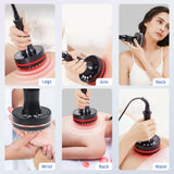 Maxbell Meridian Massager Brush Portable Handheld Microcurrent for Waist Muscle Legs