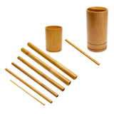 Maxbell Bamboo Massage Sticks Gua Sha Scraping Massage Tool for Waist Back Full Body 30x1cm