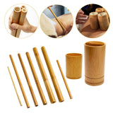 Maxbell Bamboo Massage Sticks Gua Sha Scraping Massage Tool for Waist Back Full Body 30x1cm
