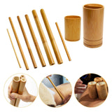 Maxbell Bamboo Massage Sticks Gua Sha Scraping Massage Tool for Waist Back Full Body 30x1cm