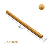 Maxbell Bamboo Massage Sticks Gua Sha Scraping Massage Tool for Waist Back Full Body 42x2.5cm