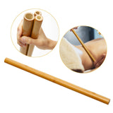 Maxbell Bamboo Massage Sticks Gua Sha Scraping Massage Tool for Waist Back Full Body 30x1.5cm