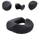 Maxbell Donut Pillow Non Slip Office Chair Cushion for Hemorrhoids Wheelchair Travel gray