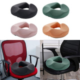 Maxbell Donut Pillow Non Slip Office Chair Cushion for Hemorrhoids Wheelchair Travel gray