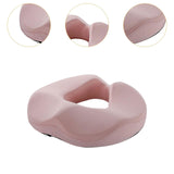 Maxbell Donut Pillow Non Slip Office Chair Cushion for Hemorrhoids Wheelchair Travel pink