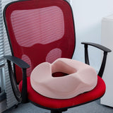 Maxbell Donut Pillow Non Slip Office Chair Cushion for Hemorrhoids Wheelchair Travel pink