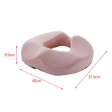 Maxbell Donut Pillow Non Slip Office Chair Cushion for Hemorrhoids Wheelchair Travel pink