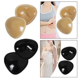 Maxbell 2Pcs Bra Pads Inserts Bra Accessories Soft for Swimwear Yoga Wear Sports Bra Skin Color