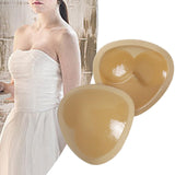Maxbell 2Pcs Bra Pads Inserts Bra Accessories Soft for Swimwear Yoga Wear Sports Bra Skin Color