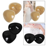 Maxbell 2Pcs Bra Pads Inserts Bra Accessories Soft for Swimwear Yoga Wear Sports Bra Skin Color