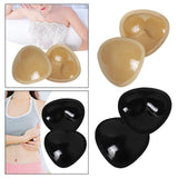 Maxbell 2Pcs Bra Pads Inserts Bra Accessories Soft for Swimwear Yoga Wear Sports Bra Skin Color