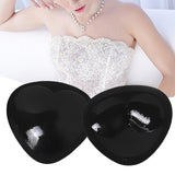 Maxbell 2Pcs Bra Pads Inserts Bra Accessories Soft for Swimwear Yoga Wear Sports Bra Black