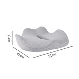 Maxbell Memory Foam Seat Chair Cushion Tailbone Seat Cushion for Travel Gaming Chair grey