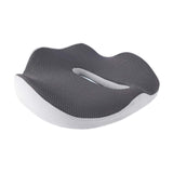 Maxbell Memory Foam Seat Chair Cushion Tailbone Seat Cushion for Travel Gaming Chair grey and white