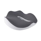 Maxbell Memory Foam Seat Chair Cushion Tailbone Seat Cushion for Travel Gaming Chair grey and white