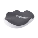 Maxbell Memory Foam Seat Chair Cushion Tailbone Seat Cushion for Travel Gaming Chair grey and white