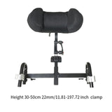 Maxbell Wheelchair Headrest Lightweight Wheelchair Accessories Detachable Adjustable 22mm clamp block