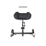 Maxbell Wheelchair Headrest Lightweight Wheelchair Accessories Detachable Adjustable 22mm clamp block