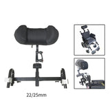 Maxbell Wheelchair Headrest Lightweight Wheelchair Accessories Detachable Adjustable 22mm clamp block