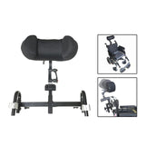 Maxbell Wheelchair Headrest Lightweight Wheelchair Accessories Detachable Adjustable 22mm clamp block