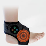 Maxbell Foot Ankle Massager Three Gears Heated Ankle Support Brace for Home Yoga Gym