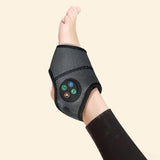 Maxbell Foot Ankle Massager Three Gears Heated Ankle Support Brace for Home Yoga Gym