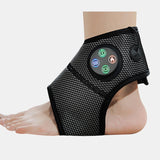 Maxbell Foot Ankle Massager Three Gears Heated Ankle Support Brace for Home Yoga Gym