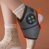 Maxbell Foot Ankle Massager Three Gears Heated Ankle Support Brace for Home Yoga Gym