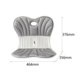 Maxbell Back Posture Corrector Back and Support for Office Computer Chair Floor Seat Gray