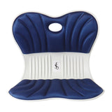 Maxbell Back Posture Corrector Back and Support for Office Computer Chair Floor Seat Dark Blue