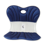 Maxbell Back Posture Corrector Back and Support for Office Computer Chair Floor Seat Dark Blue