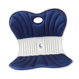 Maxbell Back Posture Corrector Back and Support for Office Computer Chair Floor Seat Dark Blue