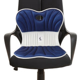 Maxbell Back Posture Corrector Back and Support for Office Computer Chair Floor Seat Dark Blue