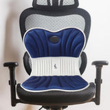 Maxbell Back Posture Corrector Back and Support for Office Computer Chair Floor Seat Dark Blue