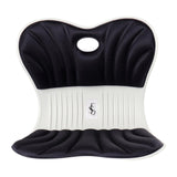 Maxbell Back Posture Corrector Back and Support for Office Computer Chair Floor Seat Black