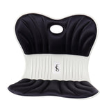 Maxbell Back Posture Corrector Back and Support for Office Computer Chair Floor Seat Black