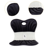 Maxbell Back Posture Corrector Back and Support for Office Computer Chair Floor Seat Black