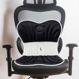Maxbell Back Posture Corrector Back and Support for Office Computer Chair Floor Seat Black