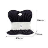 Maxbell Back Posture Corrector Back and Support for Office Computer Chair Floor Seat Black