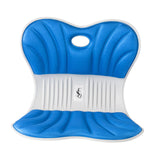 Maxbell Back Posture Corrector Back and Support for Office Computer Chair Floor Seat Blue
