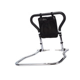 Maxbell Elderly Adults Bed Rails with Double Handles Double Folding Bedside Handrail