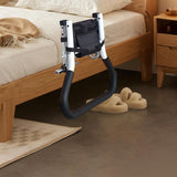Maxbell Elderly Adults Bed Rails with Double Handles Double Folding Bedside Handrail